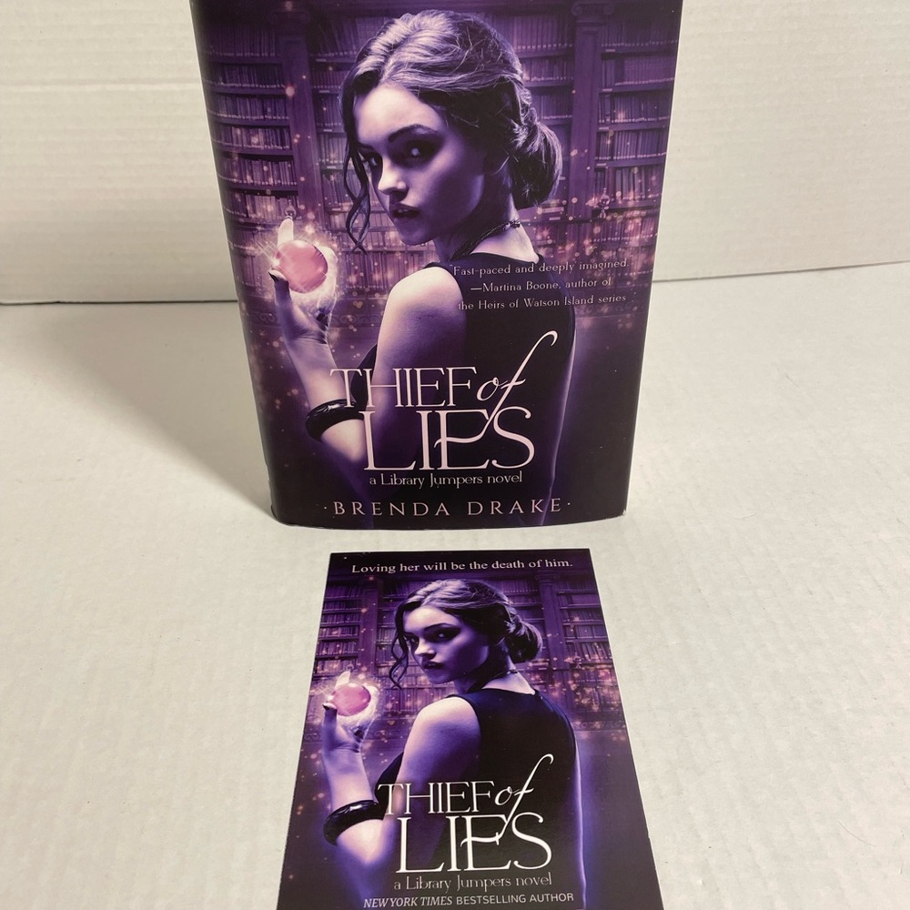 Thief of Lies by Brenda Drake - Hardcover Book And “AUTHOR SIGNED”& Fridge Mag.